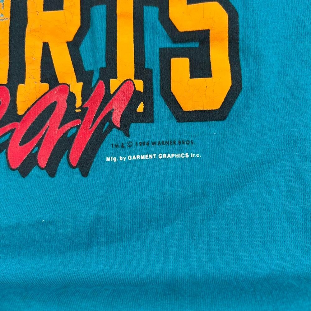 Vintage 90s Warner Bros Looney Tunes Sports Gear T-Shirt - Picture 5 of 8